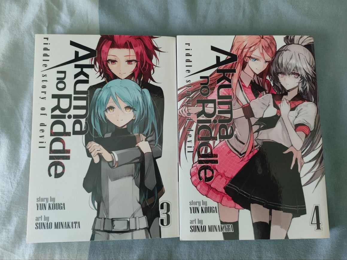 Manga Akuma no Riddle Volumes 3 e 4 (INGLÊS)