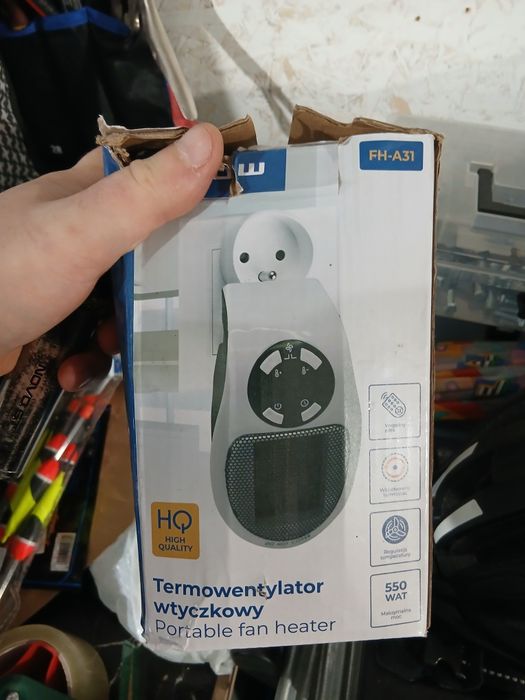 Termowentylator wtyczkowy