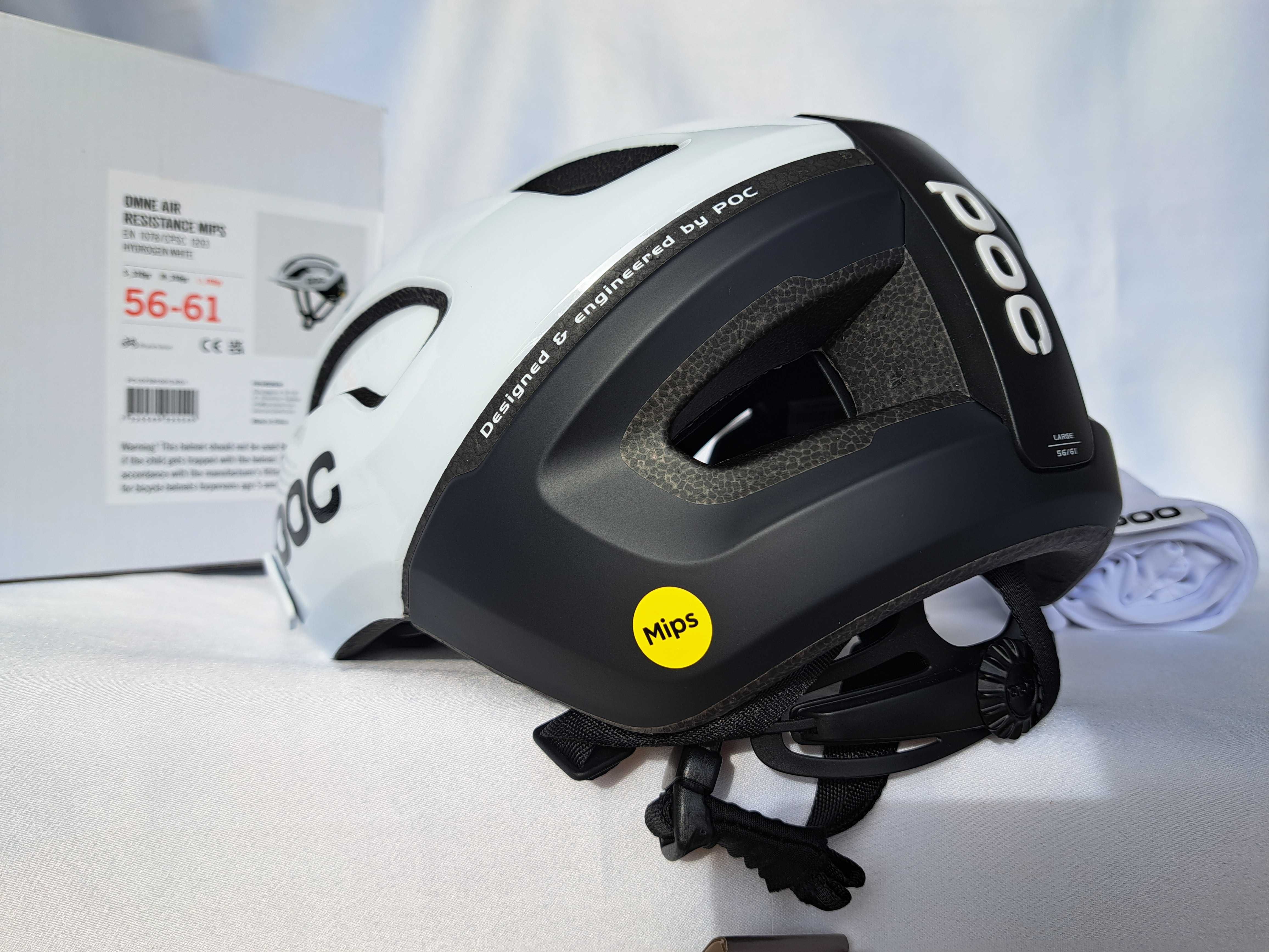 Kask rowerowy Poc Omne Air Resistance Mips Hydrogen White L 56-61cm