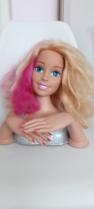Głowa lalki Barbie do czesania