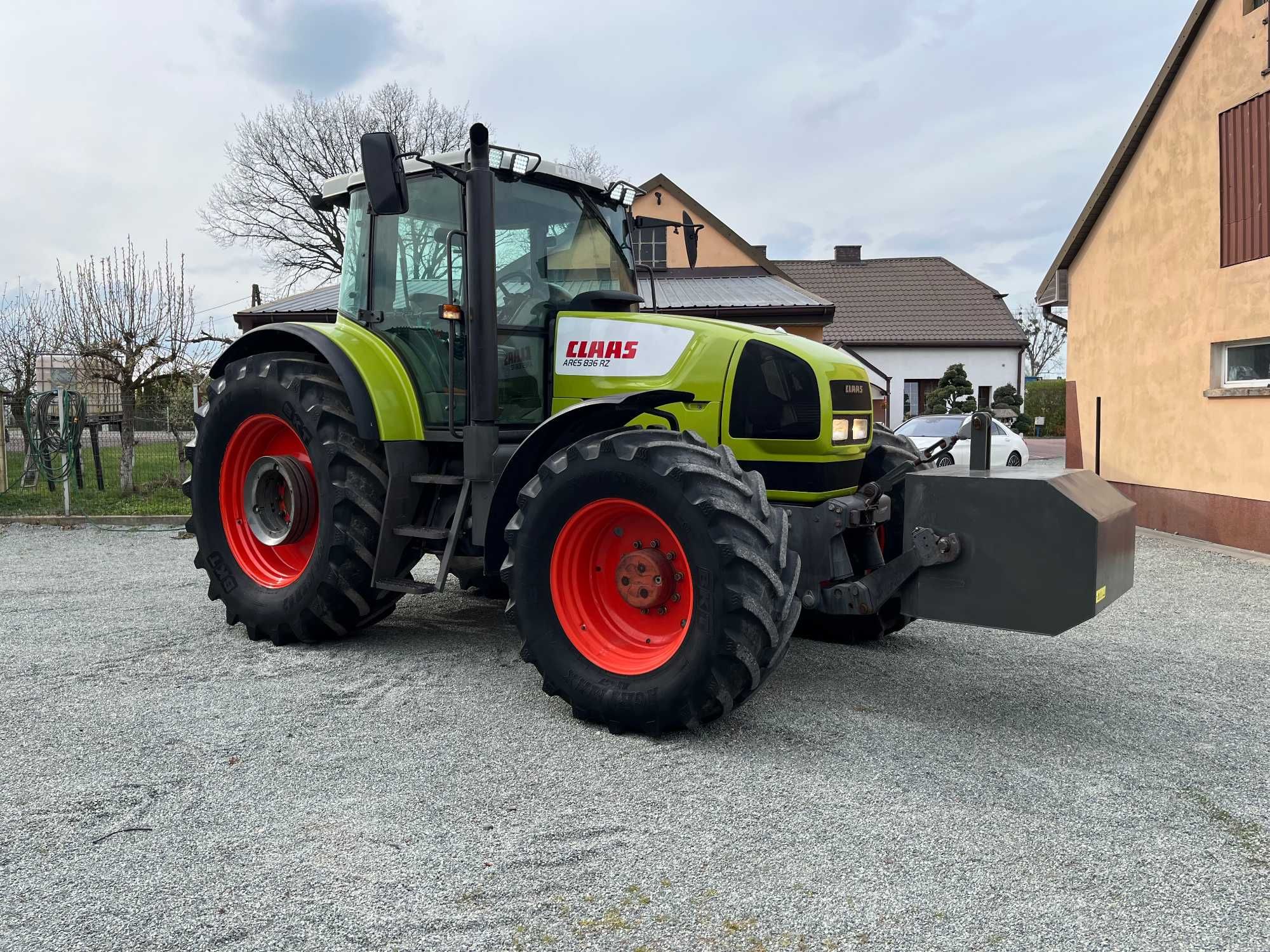 Claas Ares 836 RZ z Tuzem* Sprowadzony * Silnik JOHN DEERE 200 KM