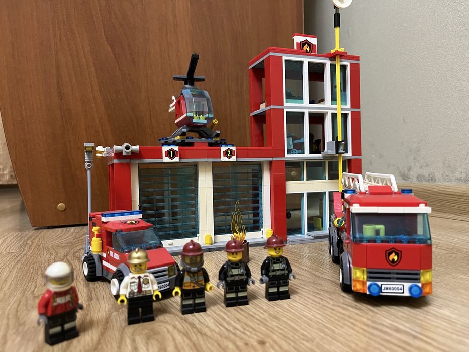 Lego city оригинал пожарная часть