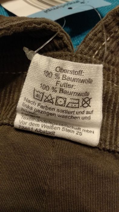 Новый Комбинезон вельветовый утеплённый - Impidimpi, Рост - 74/80 см