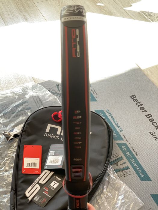 Rakieta NOX AT10 LUXURY GENIUS 18K ALUM 2025 PADEL by Agustin Tapia