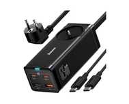 BASEUS Ładowarka Sieciowa Listwa Zasilająca Zasilacz AC 4xUSB/USB-C