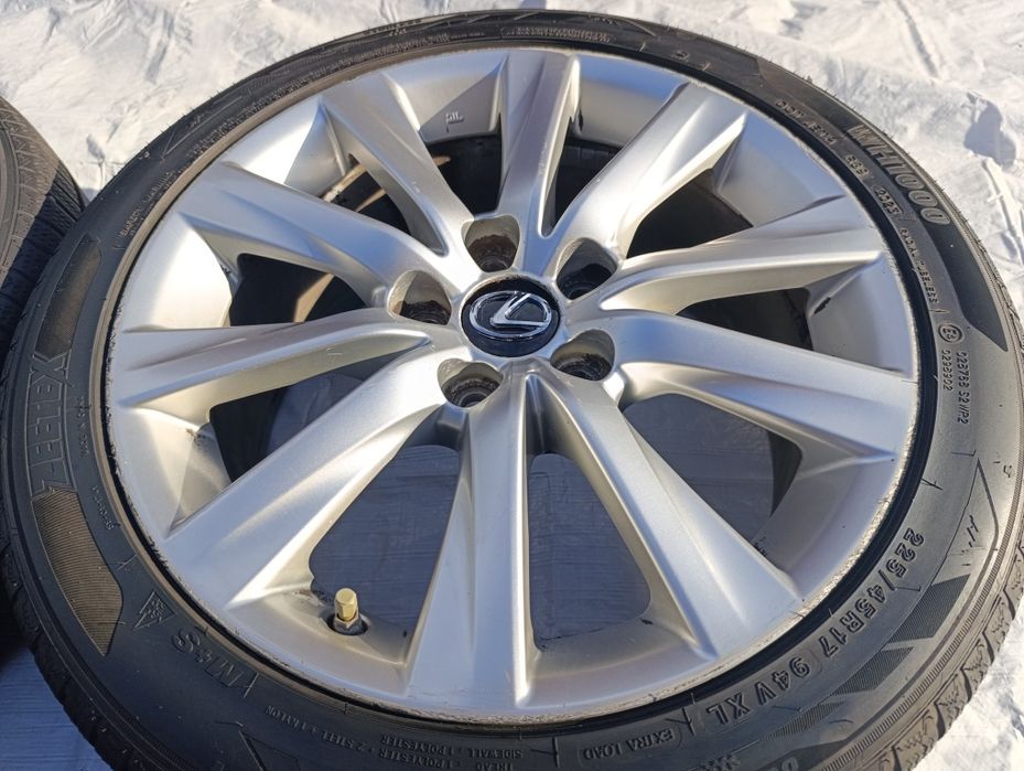 Koła felgi Aluminiowe 17 cali Lexus IS II III + Opony zimowe Oryginał