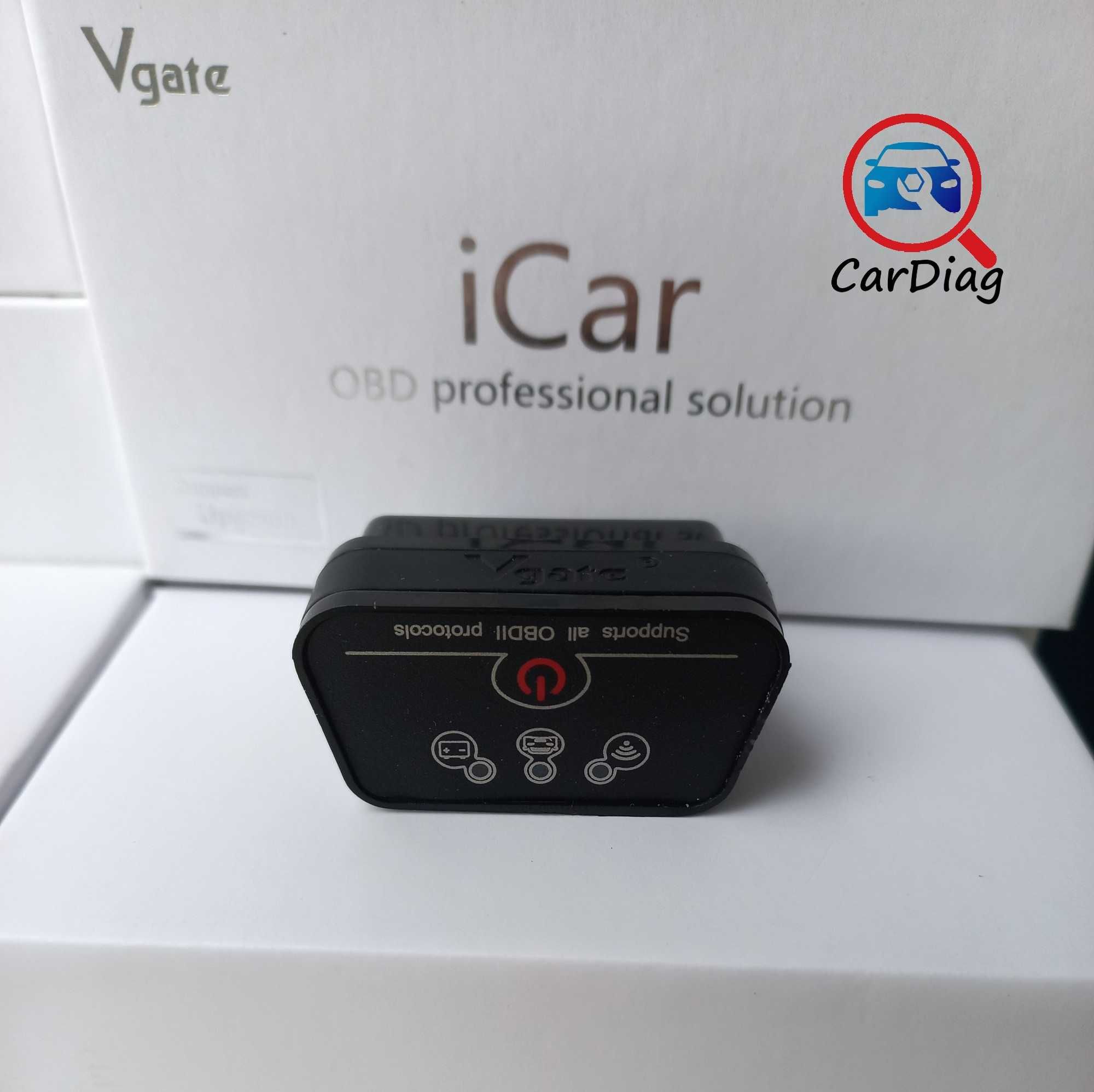 Мультимарочный сканер Vgate iCar2 Wi-Fi или Bluetooth 4.0. ELM 327