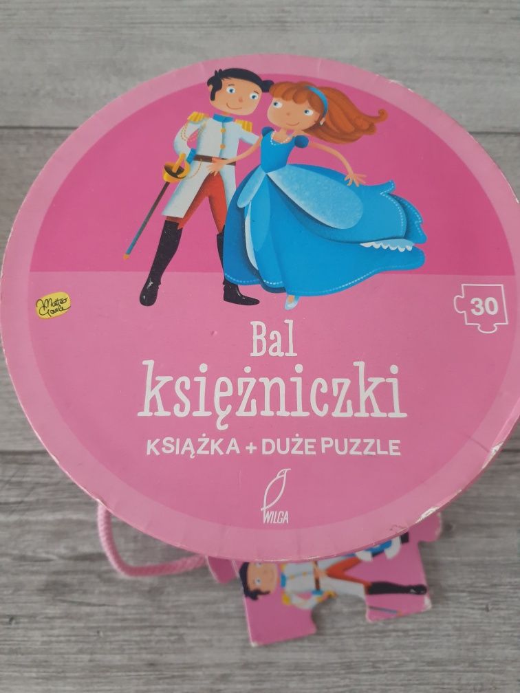 Puzzle 3+ bal księżniczki