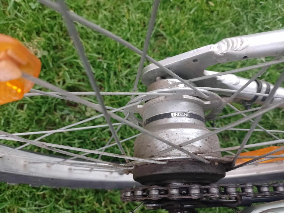 Koło 20 z piastą Nexus 4 , manetka