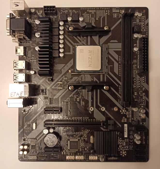 Комплект AMD AM4: GIGABYTE B450M S2H + AMD Ryzen 5 5500