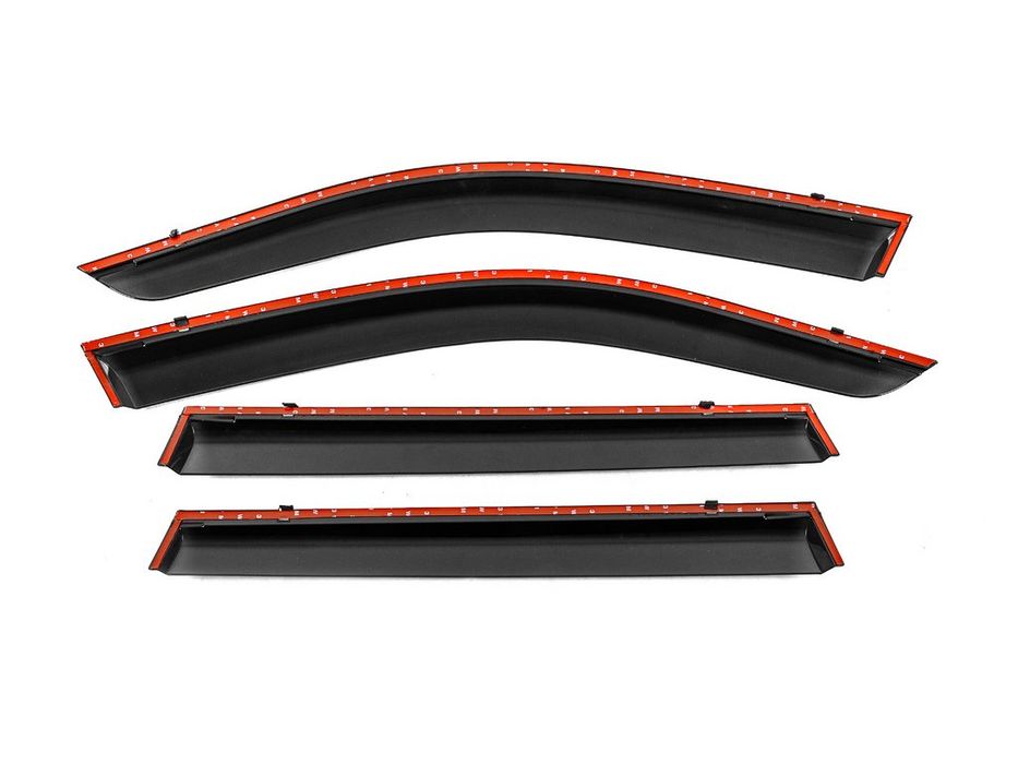 BMW X3 F-25 2011-2018 рр. Вітровики з хромом Niken Luxury (4 шт)