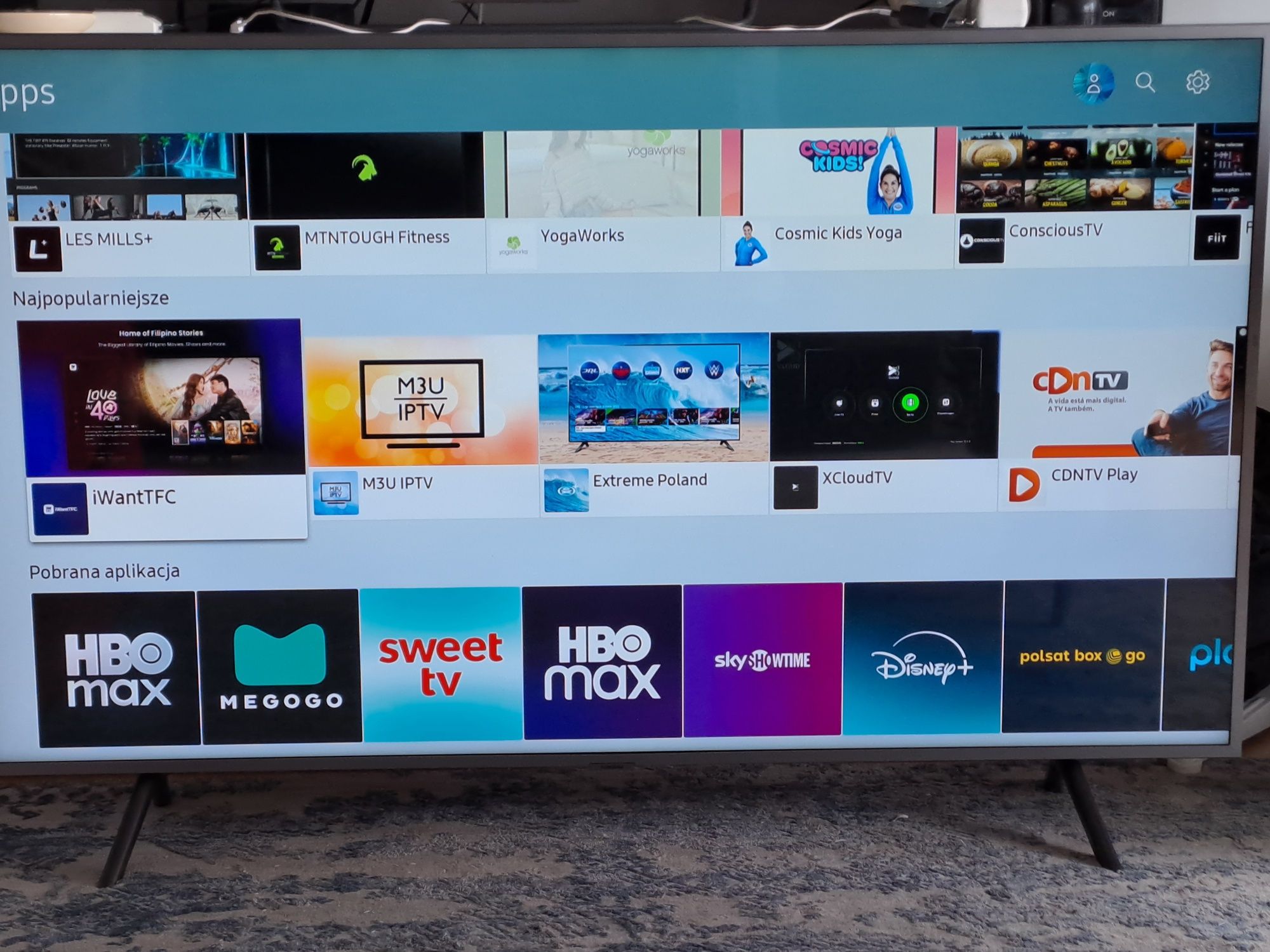 Samsung 4k 55 cali Smart TV