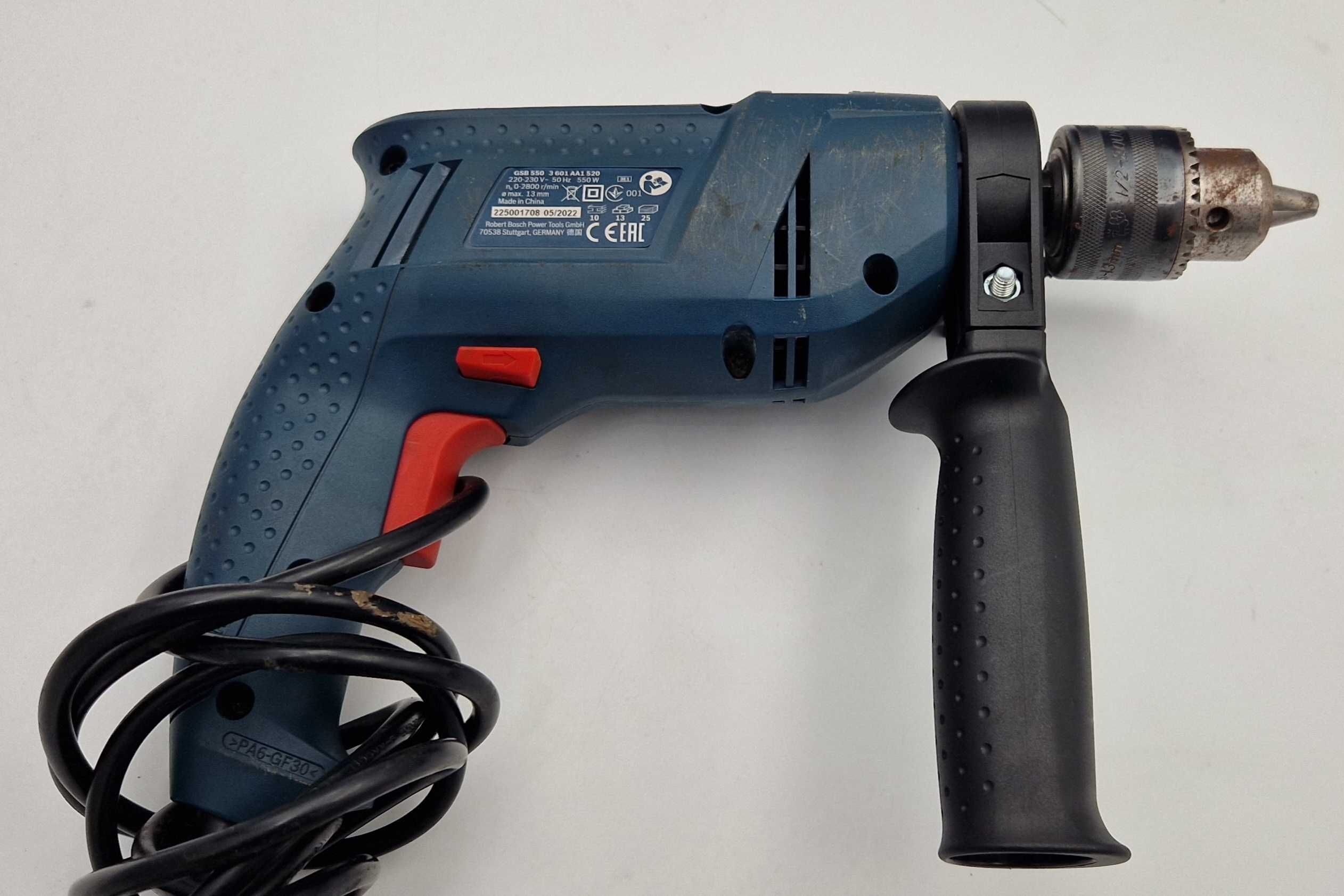 Wiertarka Udarowa Bosch GSB 550. 550W Uchwyt Stan BDB \Fajne OKAZJE