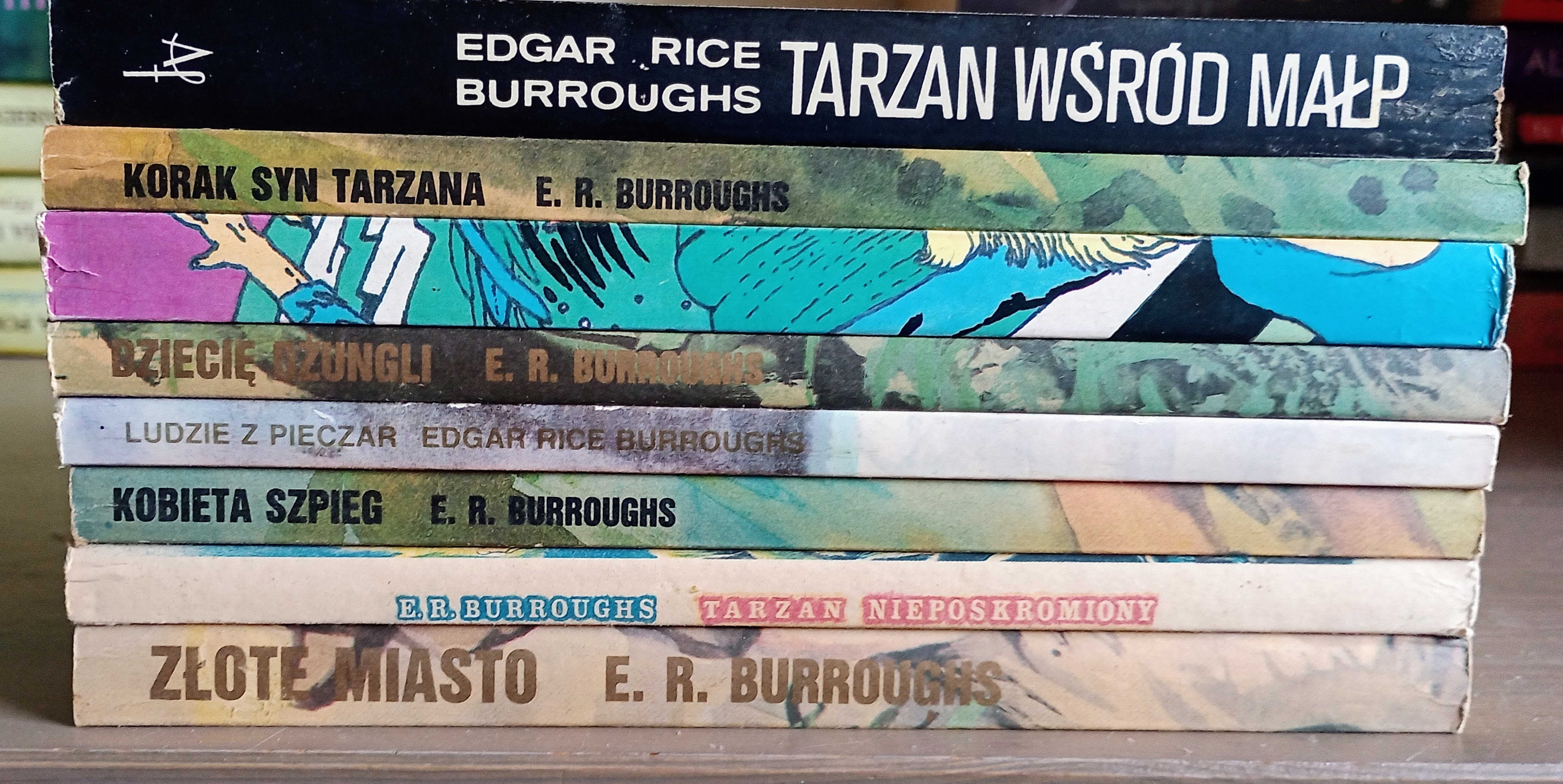 Edgar Rice Burroughs Tarzan zestaw 8 tytułów