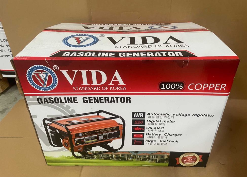 Agregat prądotwórczy, Generator Vida3800 3,8kw 100% Miedź, OFERTA 2024