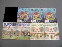 Cadernetas Europeus e Mundiais Completas e Incompletas Panini e outras