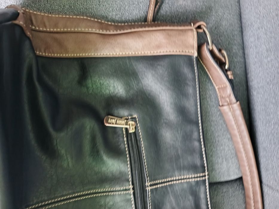 Torba duża, A4, czarno-brązowa. Jenny Fairy