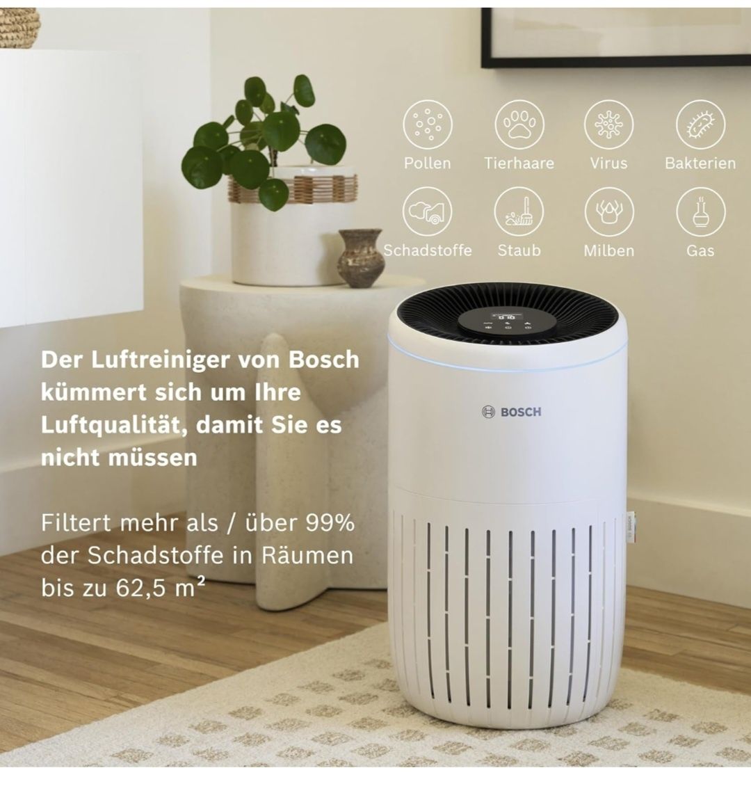 Bosch Air 4000 oczyszczacz powietrza – do pomieszczeń do 62,5 m²
