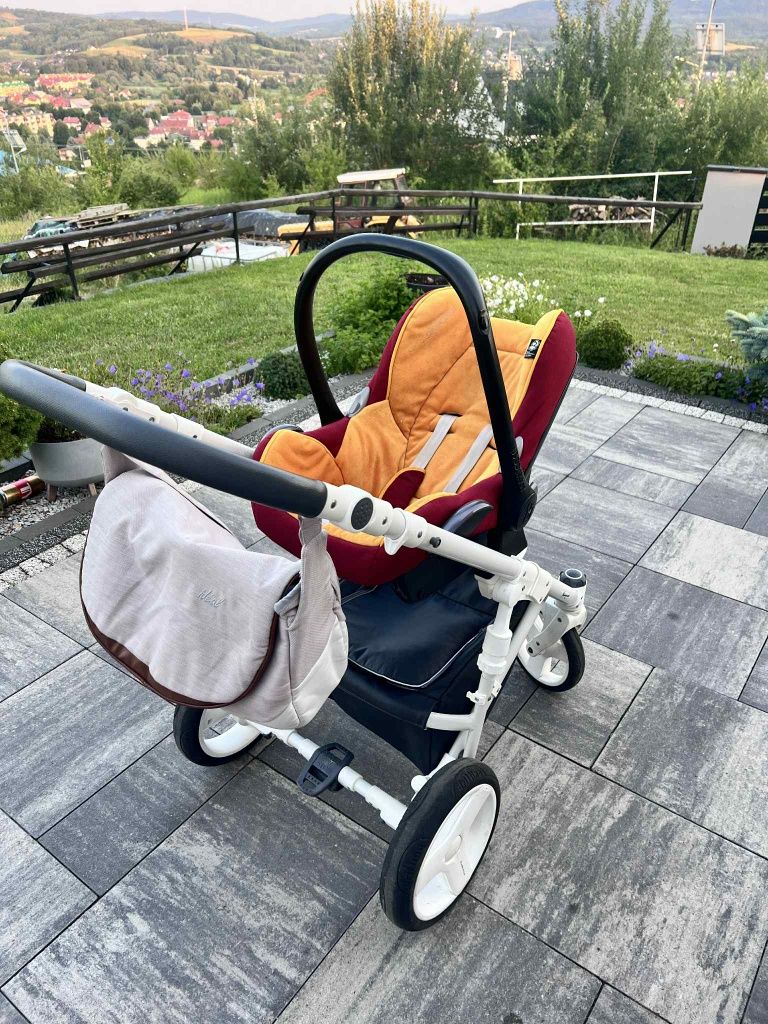 Wózek dziecięcy 3w1 z adpaterem isofix