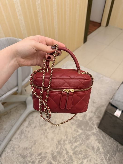 Трендовая красная сумка coshe (укр.бренд)