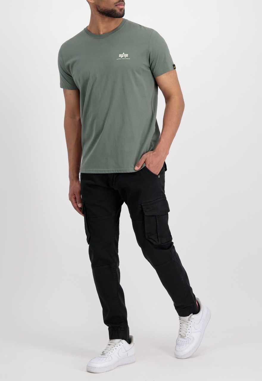 Alpha Industries t-shirt BASIC SMALL LOGO 188505 vintage green