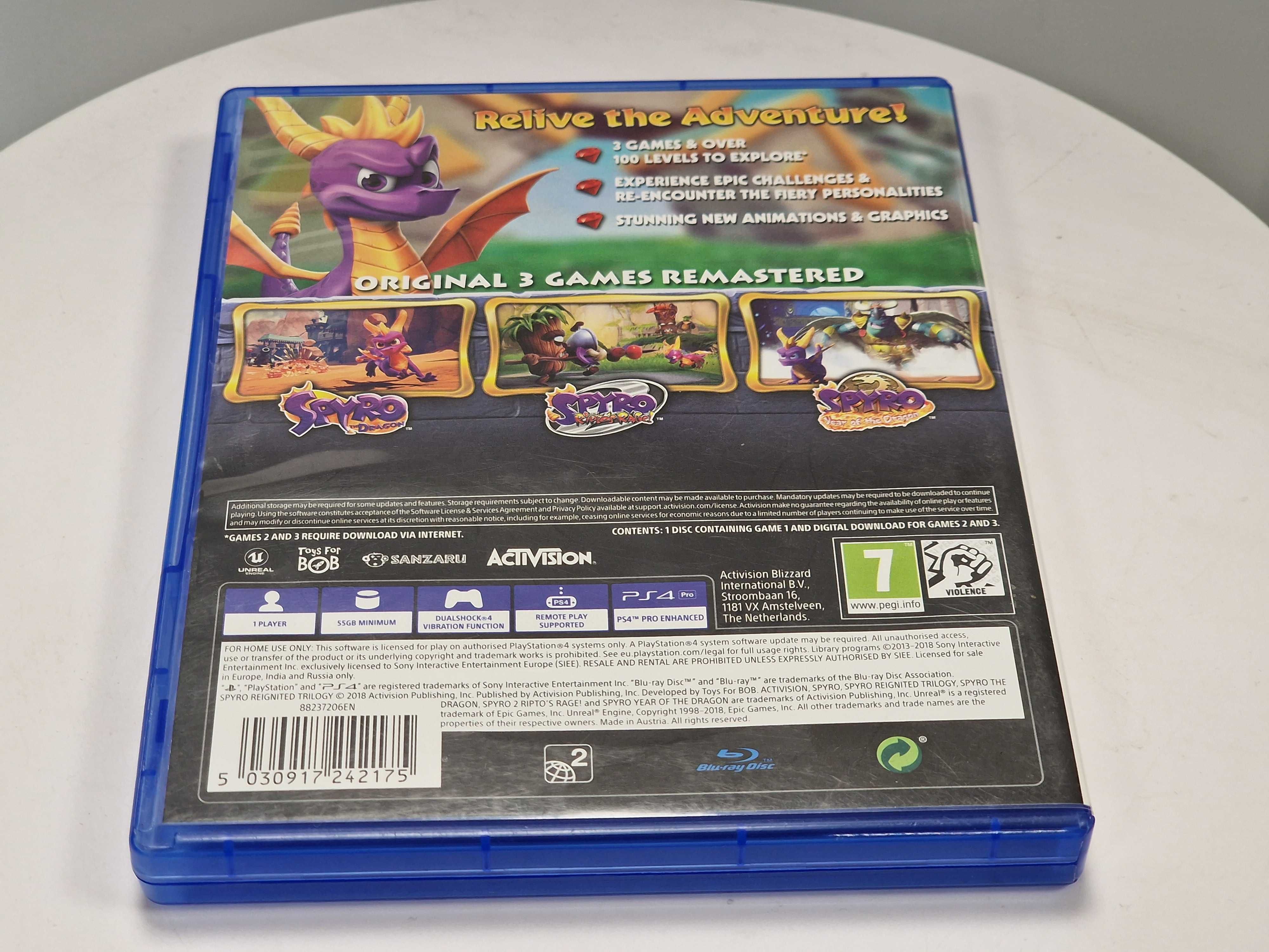 SPYRO Trilogy na konsolę PS4 /PS5