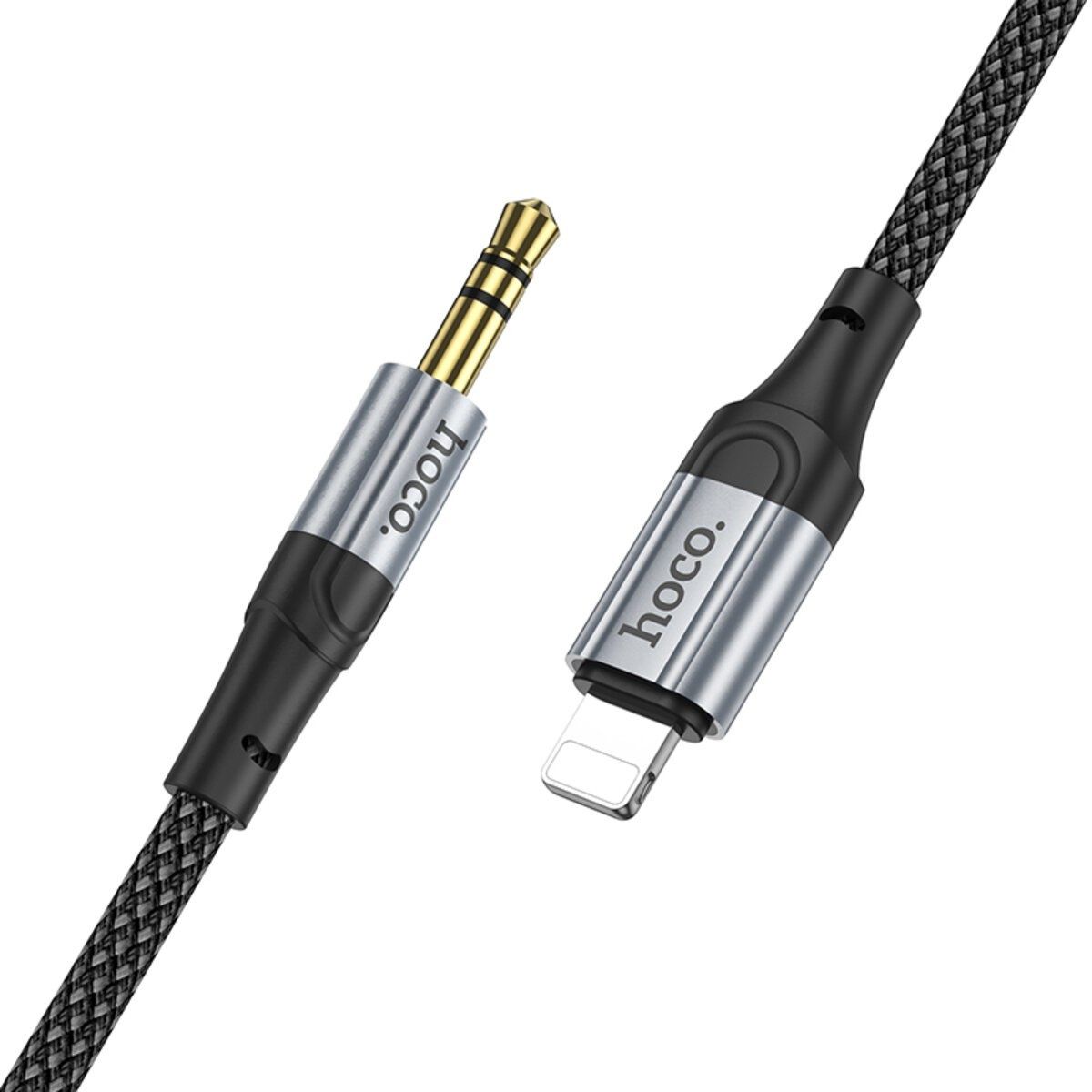 Аудіокабель iPhone Перехідник AUX 3.5mm to Ligtning 1М