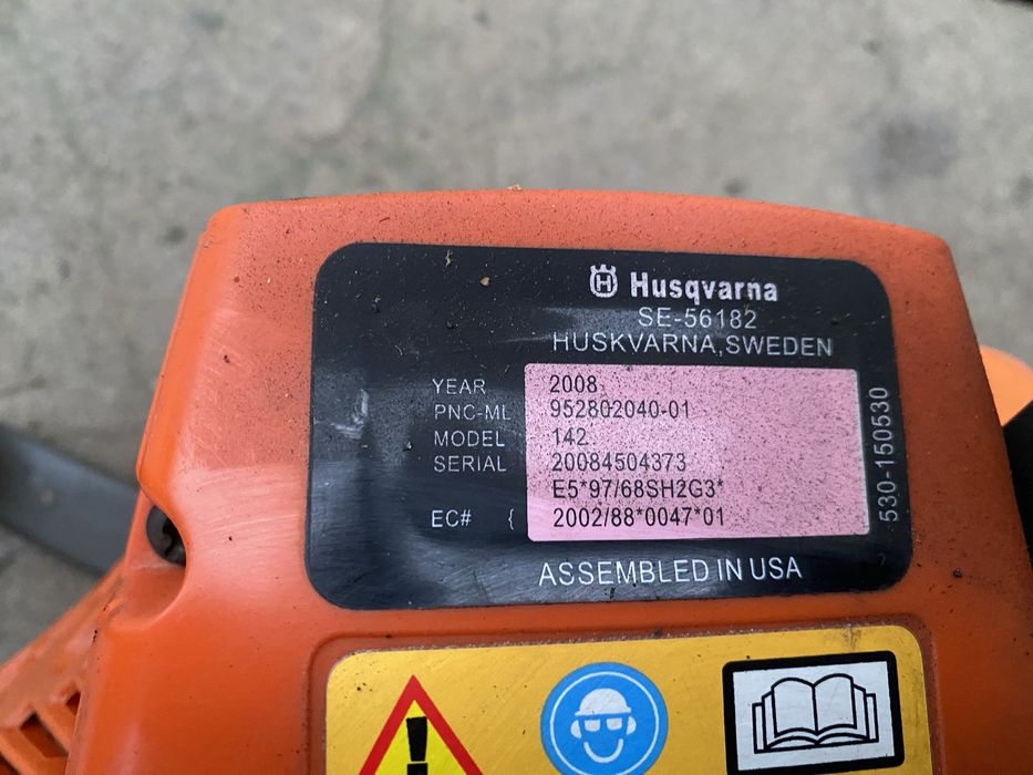 НОВА бензопила Husqvarna 142