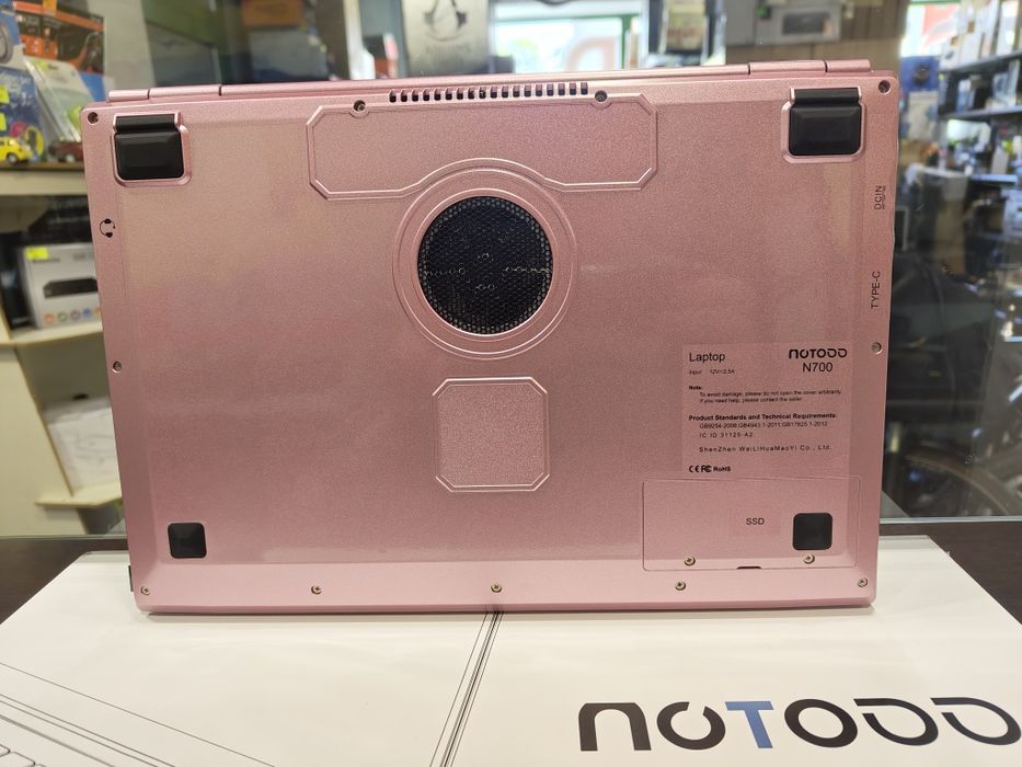 Laptop NOTODD N700 8/256 SSD Celeron W11 14" różowy