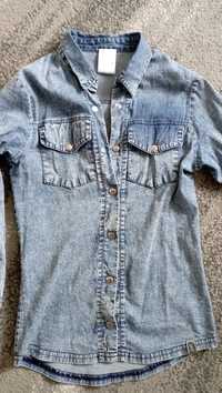 Jeansowa bluzka w r. 128/134