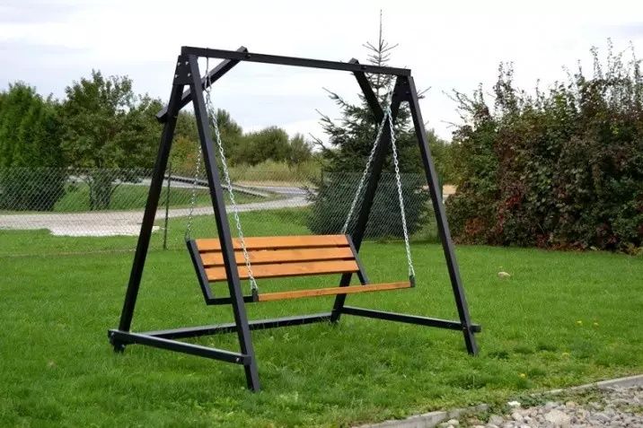 Łańcuch do huśtawki ogrodowej 4x120 cm / 5mm OCYNK. Podwieszanie donic