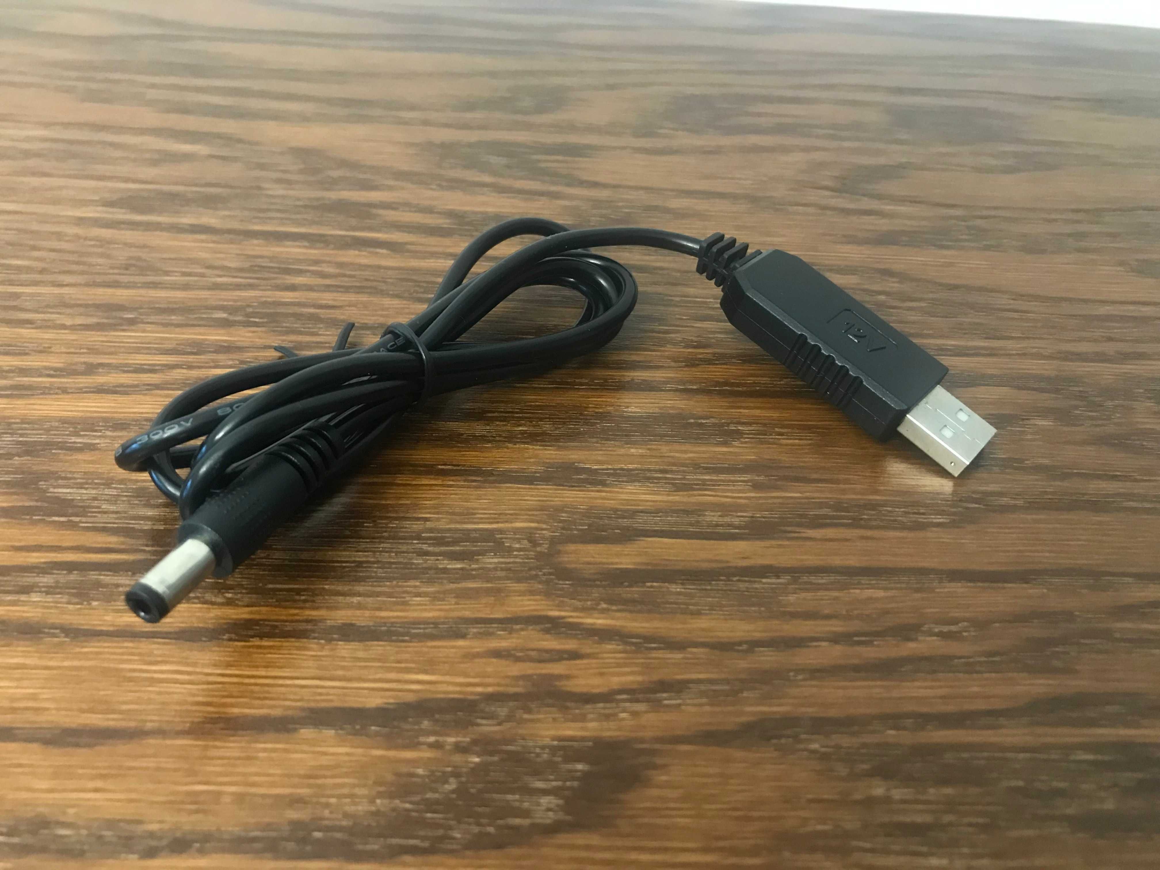 kabel przewód USB 5V na 12V adapter przetwornica konwerter