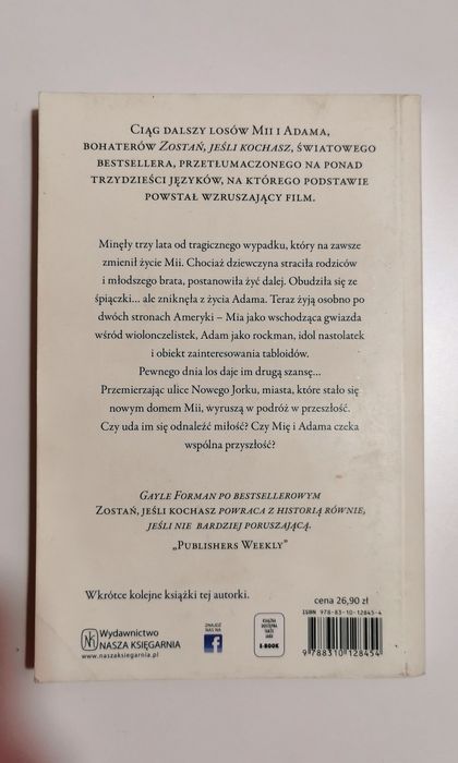 książki autorstwa Cecelia Ahern i Gayle Forman