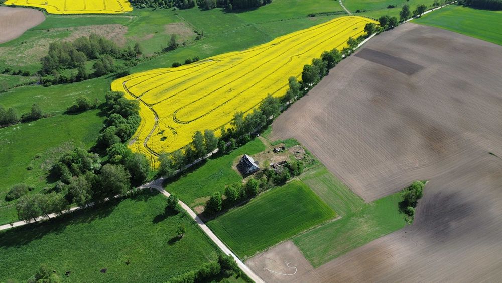 WARMIA i MAZURY -  0,52 ha  -  Działka budowlana malowniczo położona