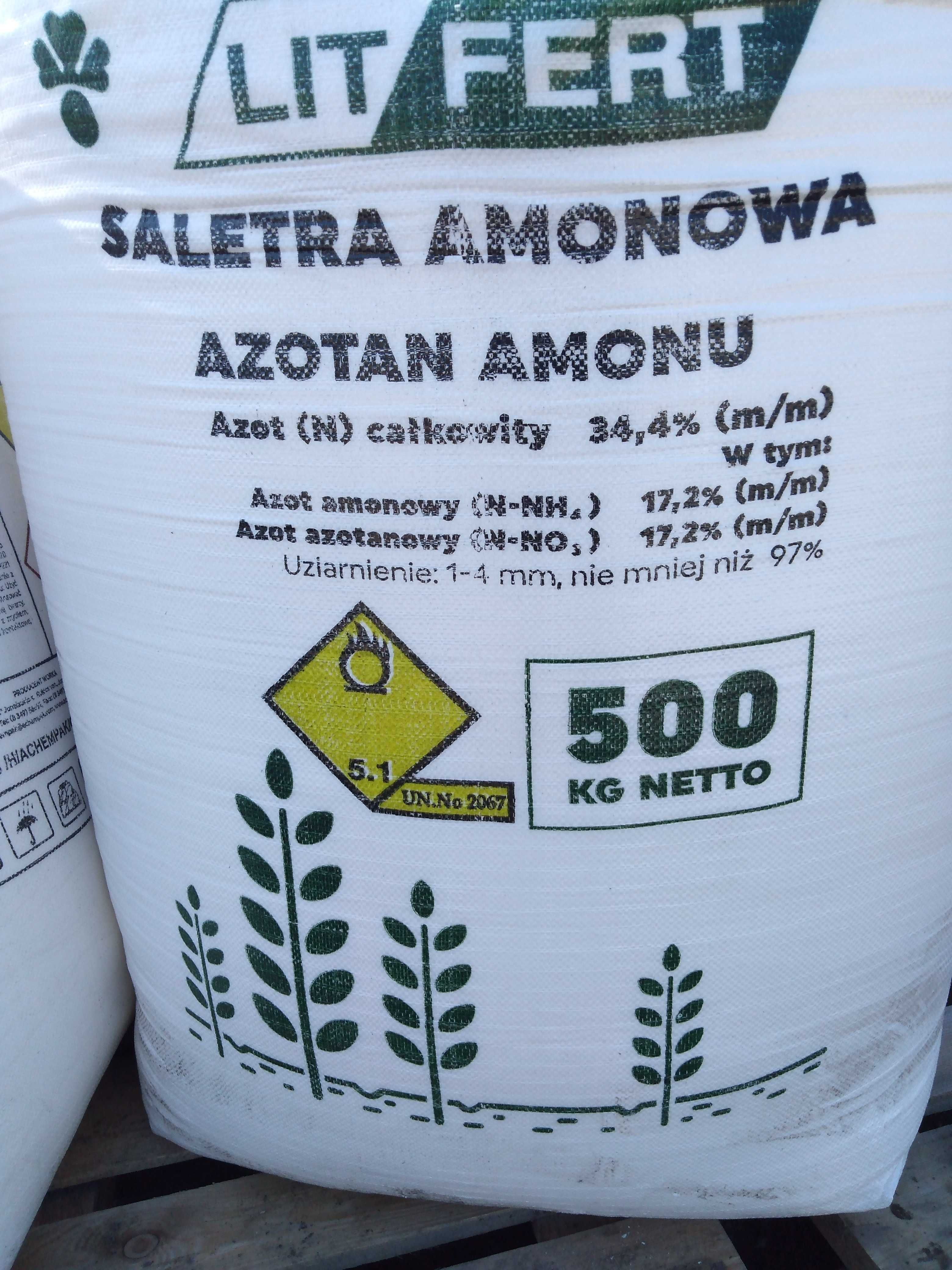 Saletra graulowana, saletra amonowa, granulowana saletra,