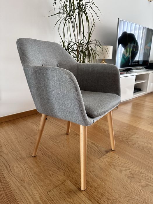 Cadeiras de sala estilo Nordico - 4 unidades