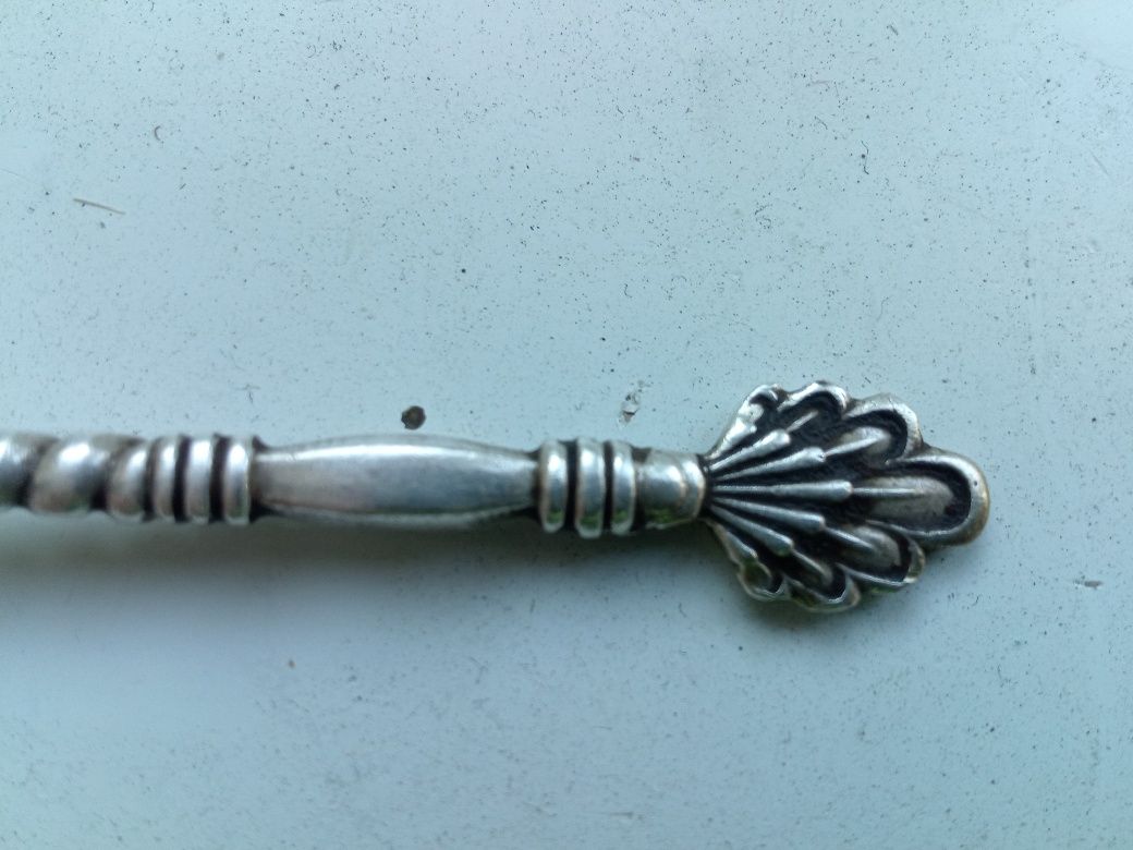 Ложка серебро 875 проба СССР, звезда, 1961 год, 20,7 грамма