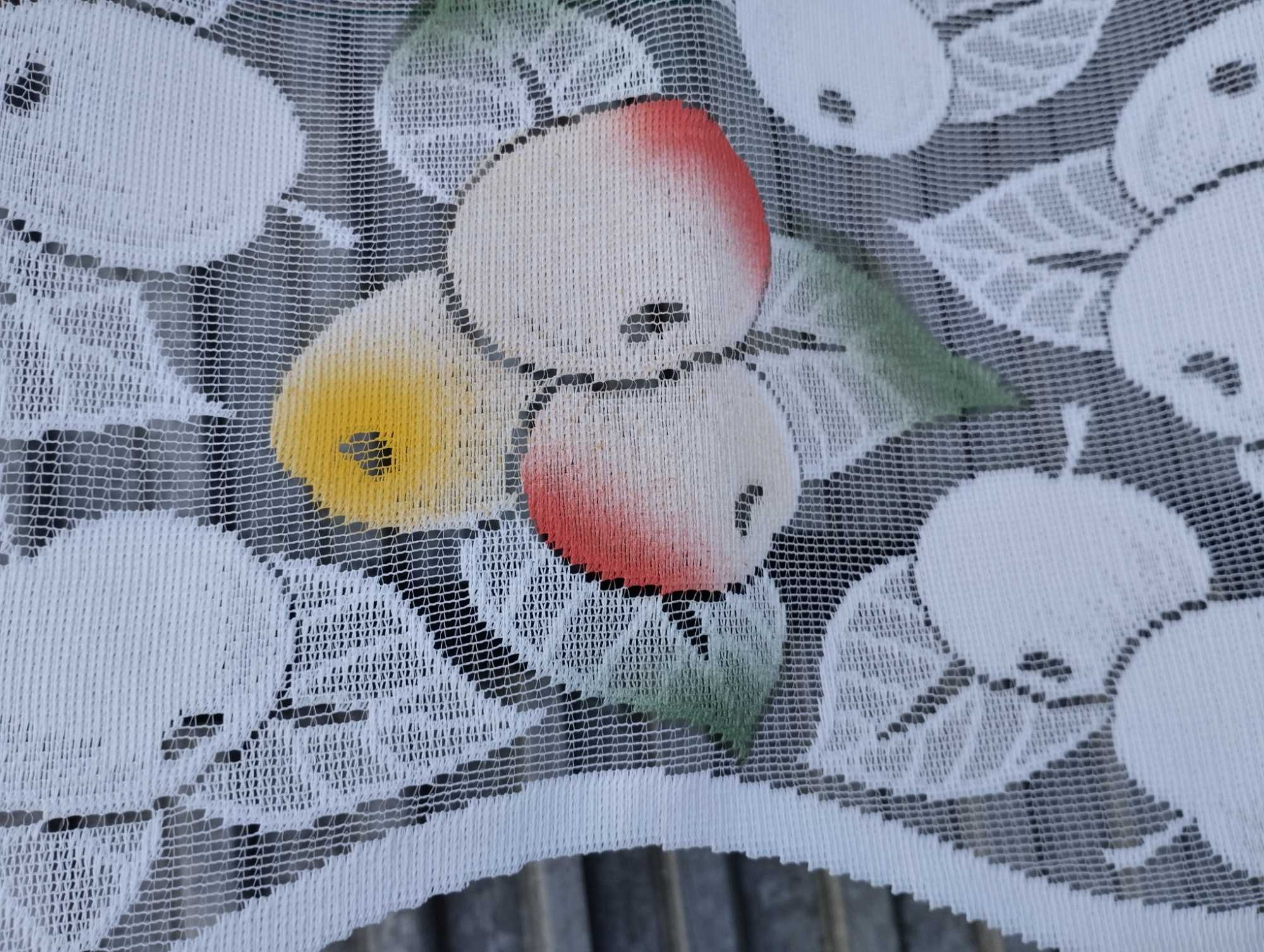 Kolorowa zazdroska, firanka do kuchni 45x1,40