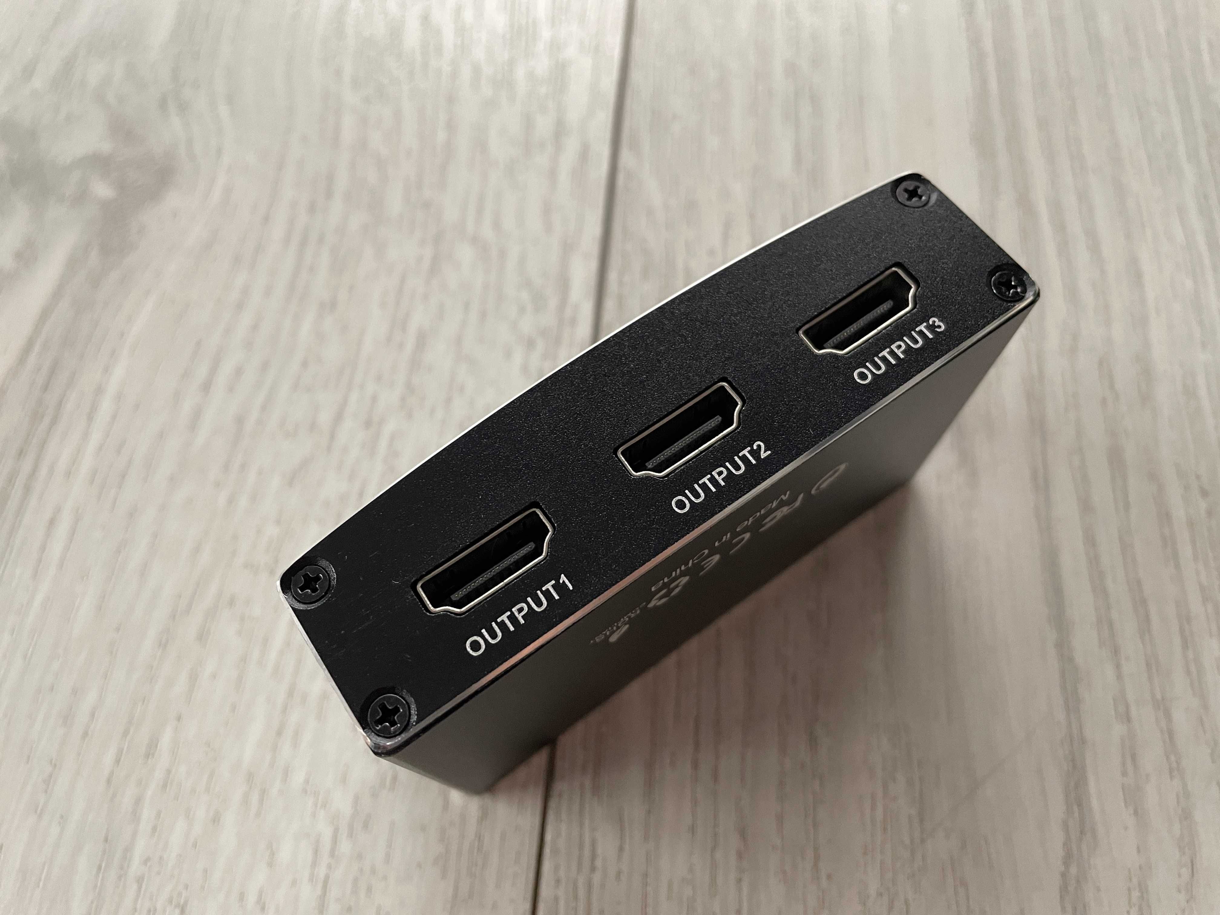 Rozdzielacz HDMI Splitter 1x3 ROZDZIELACZ 4K UHD 3D Jaworzno.