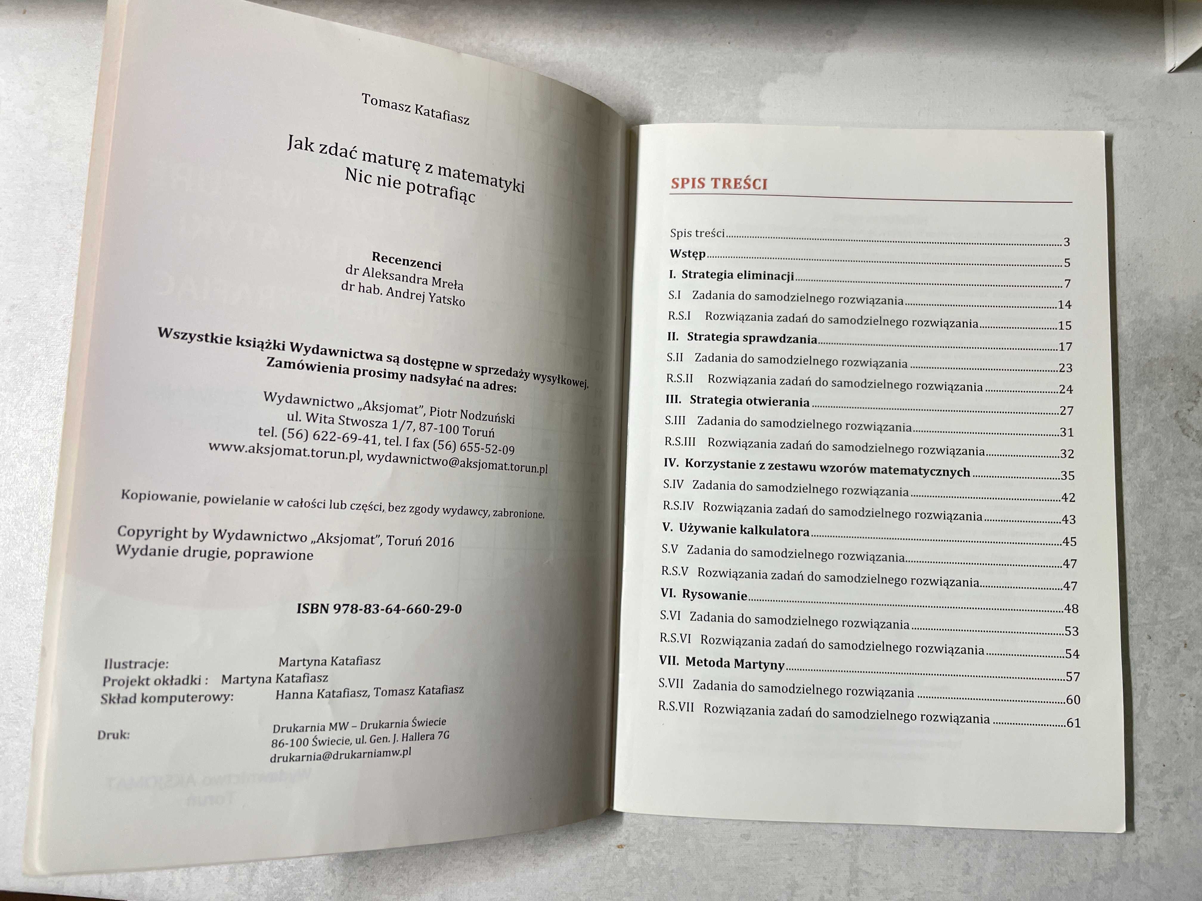 "Jak zdać maturę z matematyki nic nie potrafiąc"