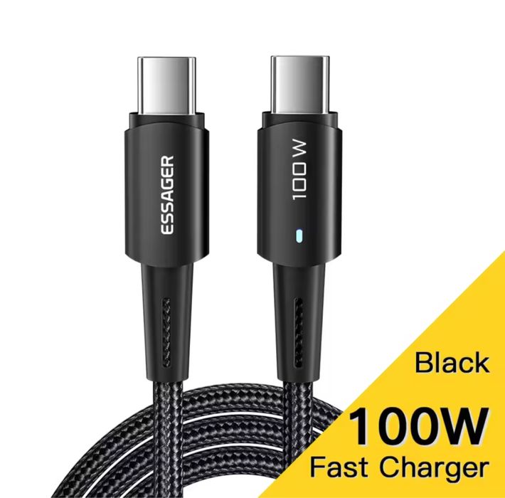 Essager 100w Type-C Кабель