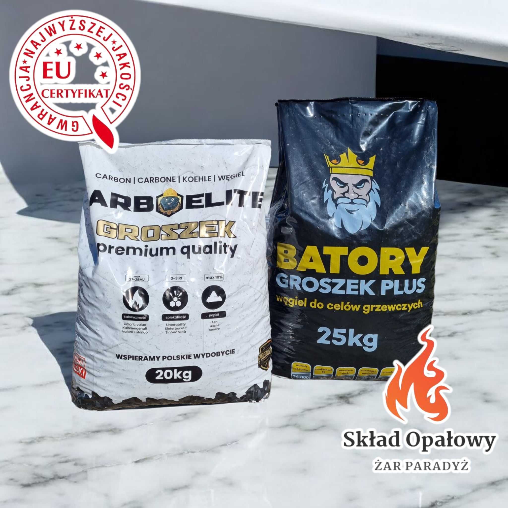 Ekogroszek workowany CarboELITE PolskieKopalnie 28MJ\kg 20kg 1 Gatunek