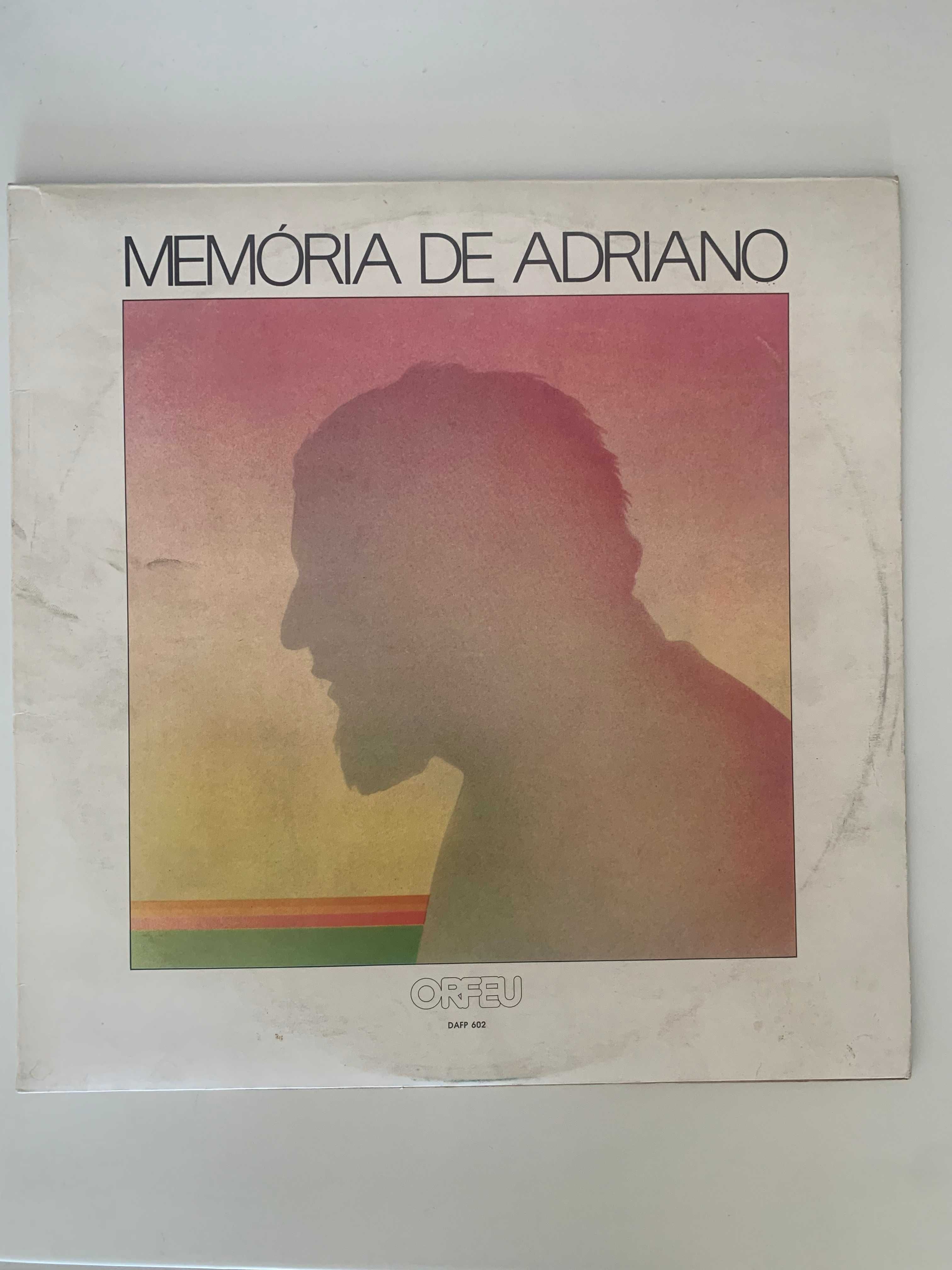 Disco Vinil - Adriano Correia de Oliveira - Memória de Adriano