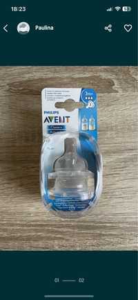 Philips avent anti colic 3+ smoczek smoczki do butelki nowe