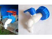 Kran 1/2" do zbiornika Mauzer + redukcja 6cm na 1/2 cala
