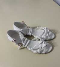 Туфлі білі для бальних танців