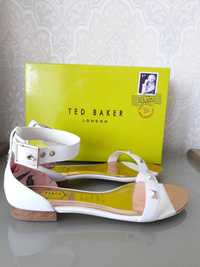 Кожаные белые босоножки Ted Baker