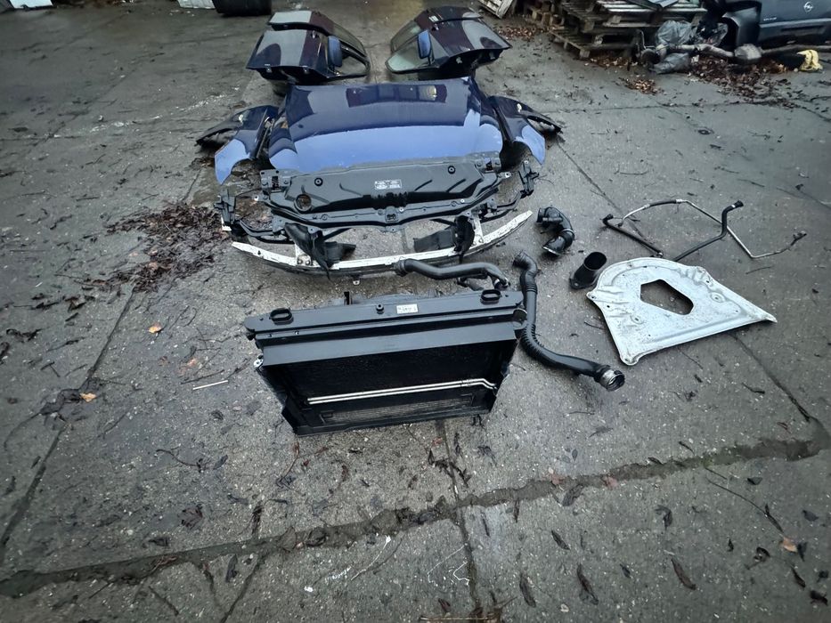 Bmw e60 e61 maska drzwi przednie tylne tył przód prawe lewe wąż intercoolera  2.0 diesel chłodnica wody klimy