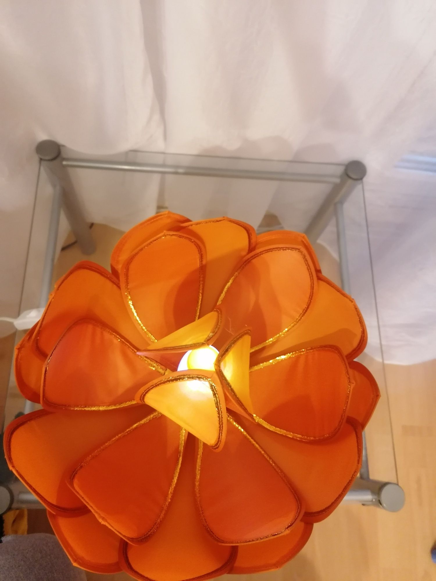 Lampka w stylu kwiatu elektryczna pomaranczowa/czerwona/różowa