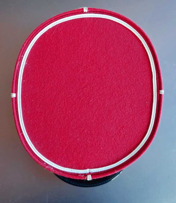 Boné autêntico colecionador képi militar de cavalaria França